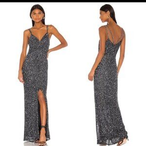 Parker Black Sequin Maxi Dress